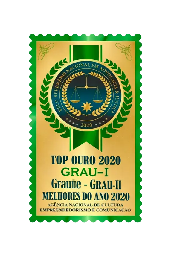 Top Ouro Grau I – Excelência 2020